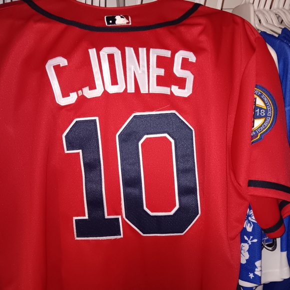 Chipper Jones Atlanta Braves 1995 World Series Jersey - Picture 7 of 7